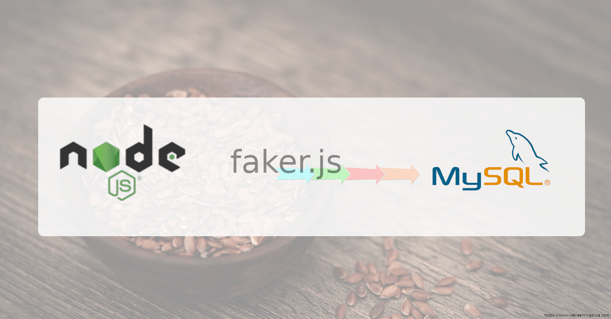 Seeding mysql table with sequelize seeder and faker.js
